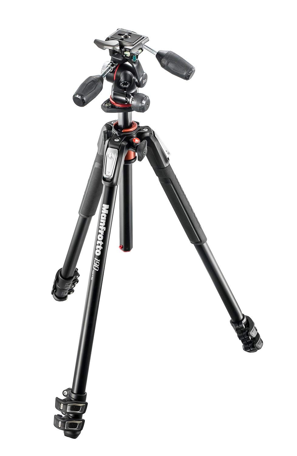 Manfrotto 190 2-stage aluminum tripod | heavy-duty studio & outdoor stand