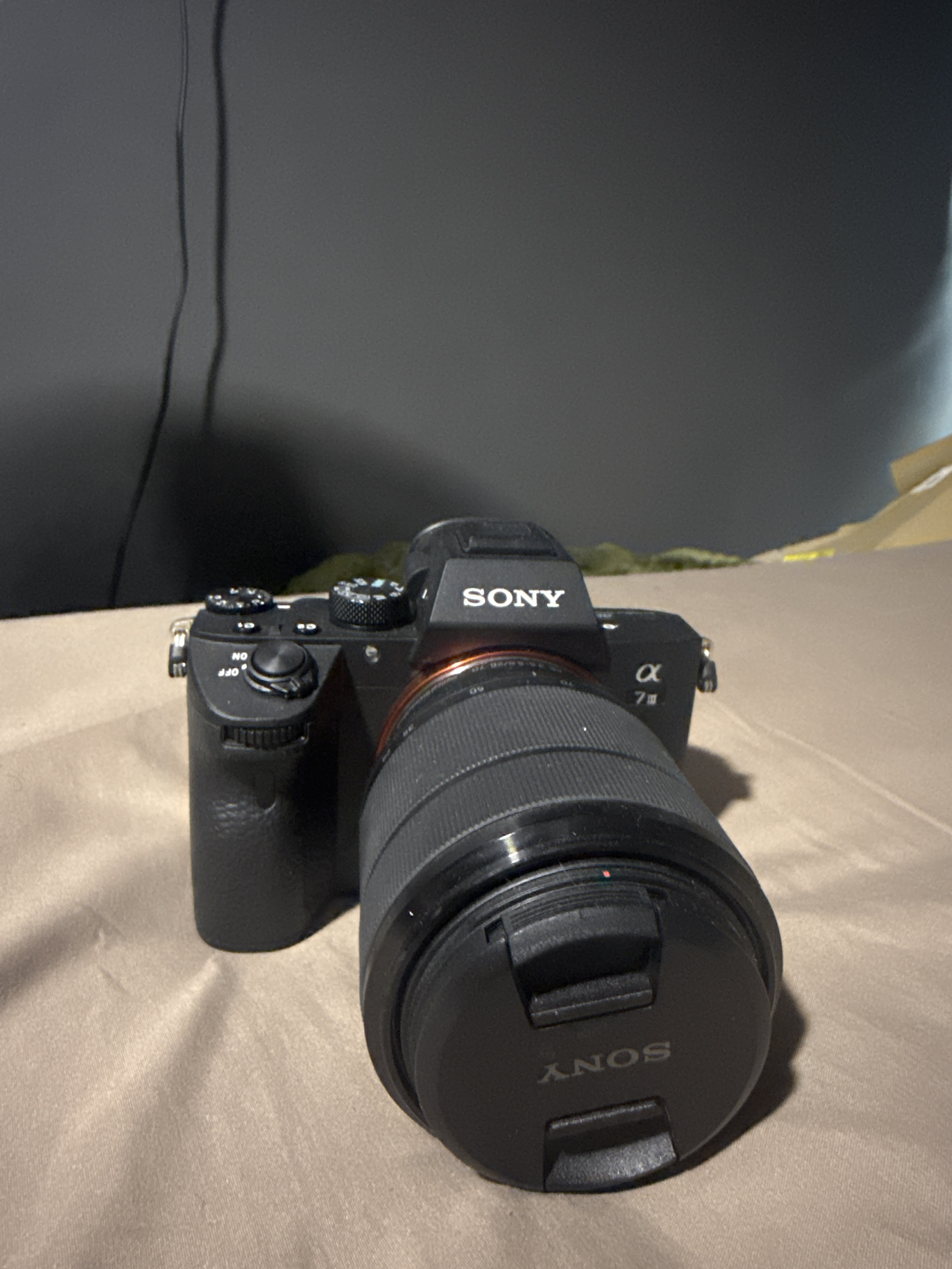 Sony a7iii mirrorless camera with kit lens 