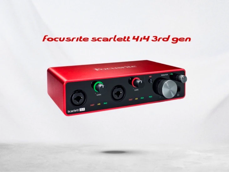 Ljudkort socusrite scarlett 4i4
