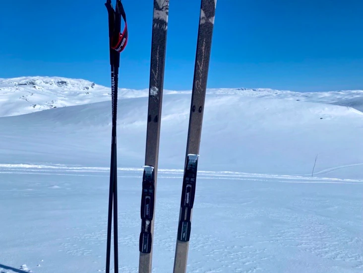Fjellskipakke åsnes ski 180+, staver, støvler