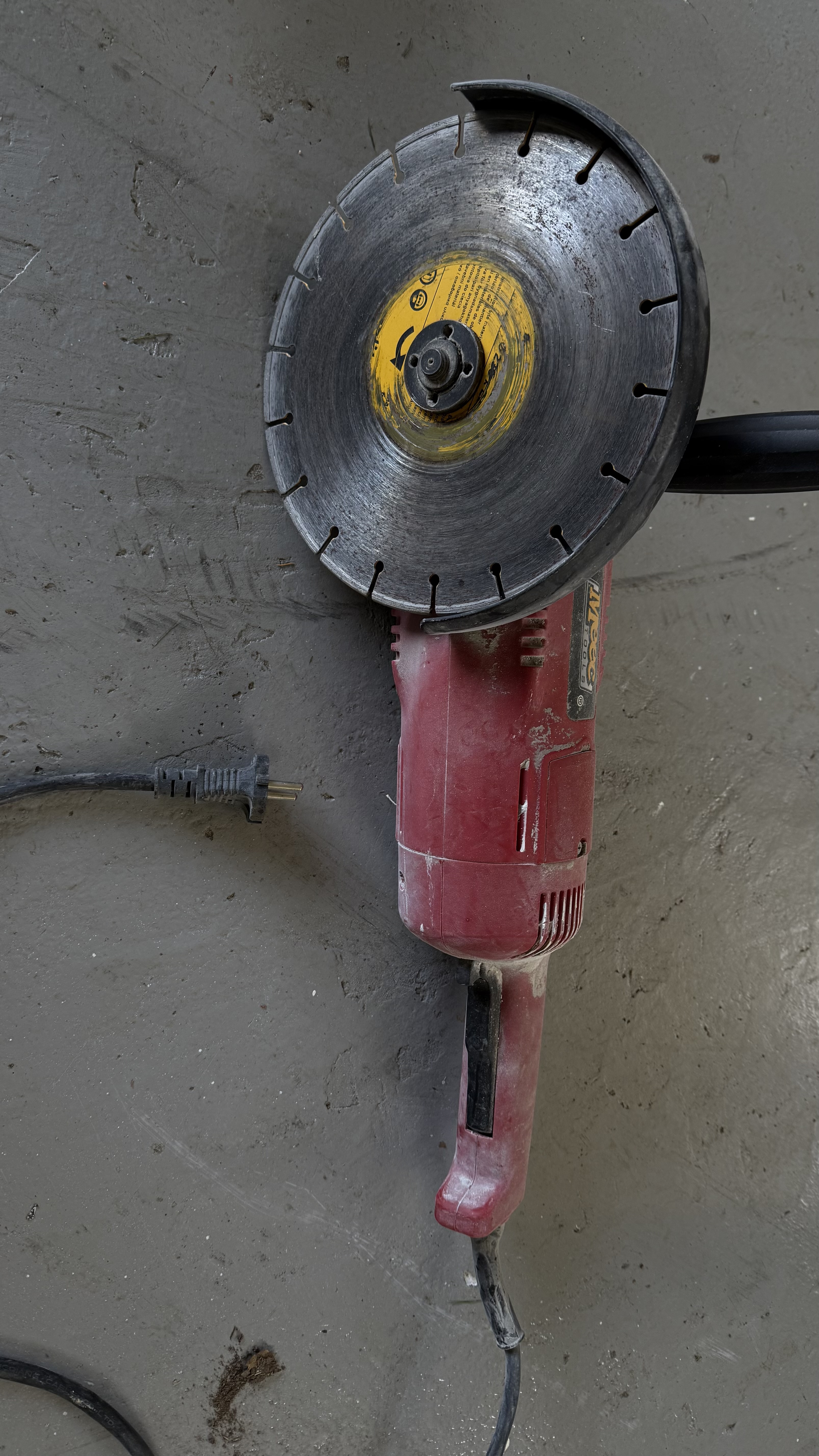 Vinkelslip 230 v 2000 w ø230 mm klinga