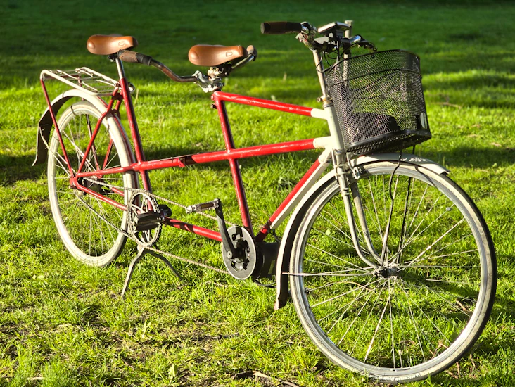 Tandemcykel med el-motor!