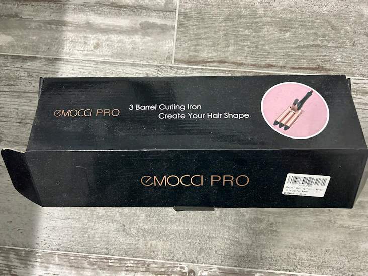 Three barrel curling iron