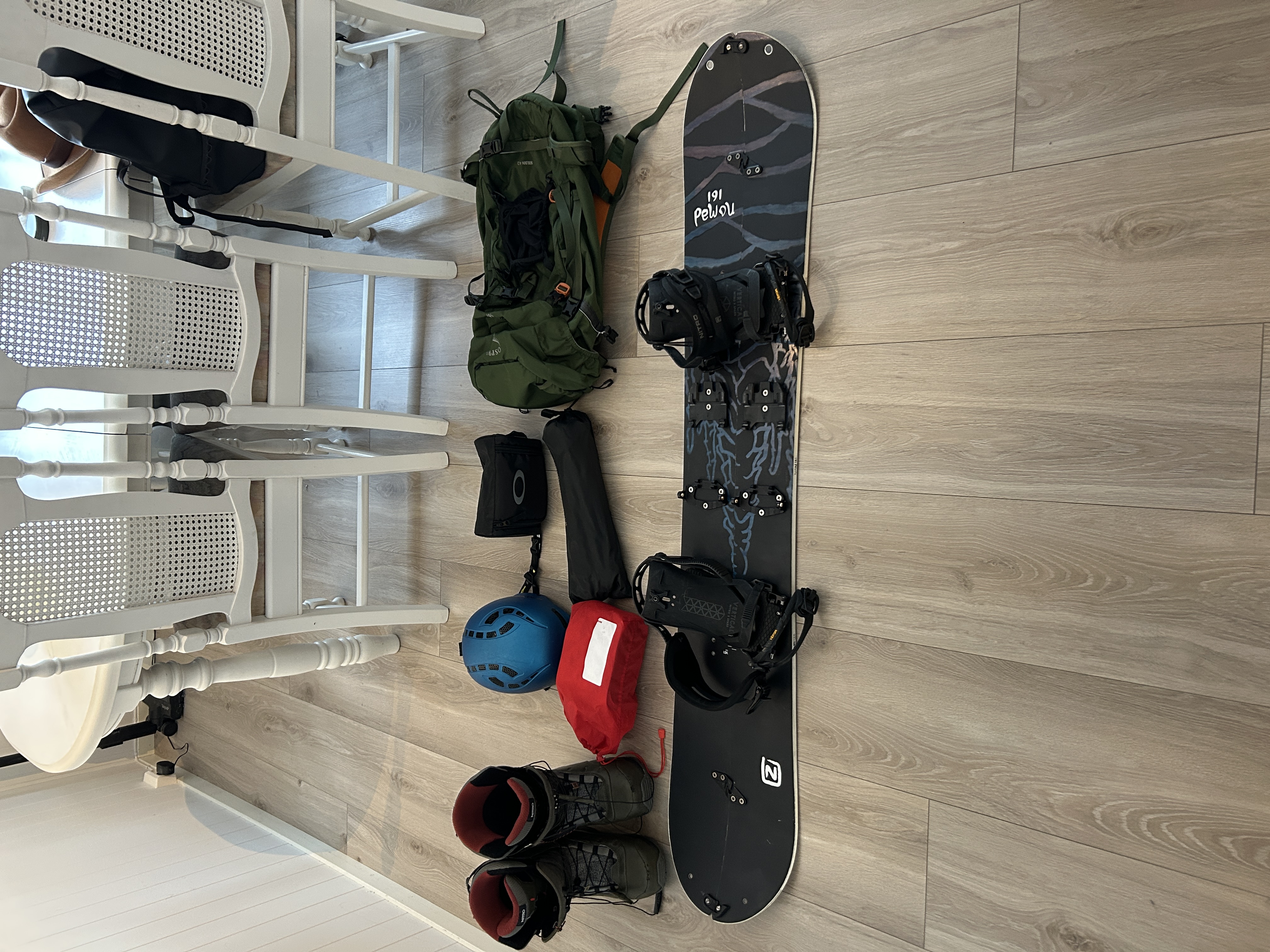 Splittboardpakke 161cm (lengde på brettet)