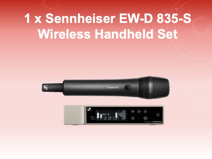 Sennheiser ew-d 835-s wireless handheld set