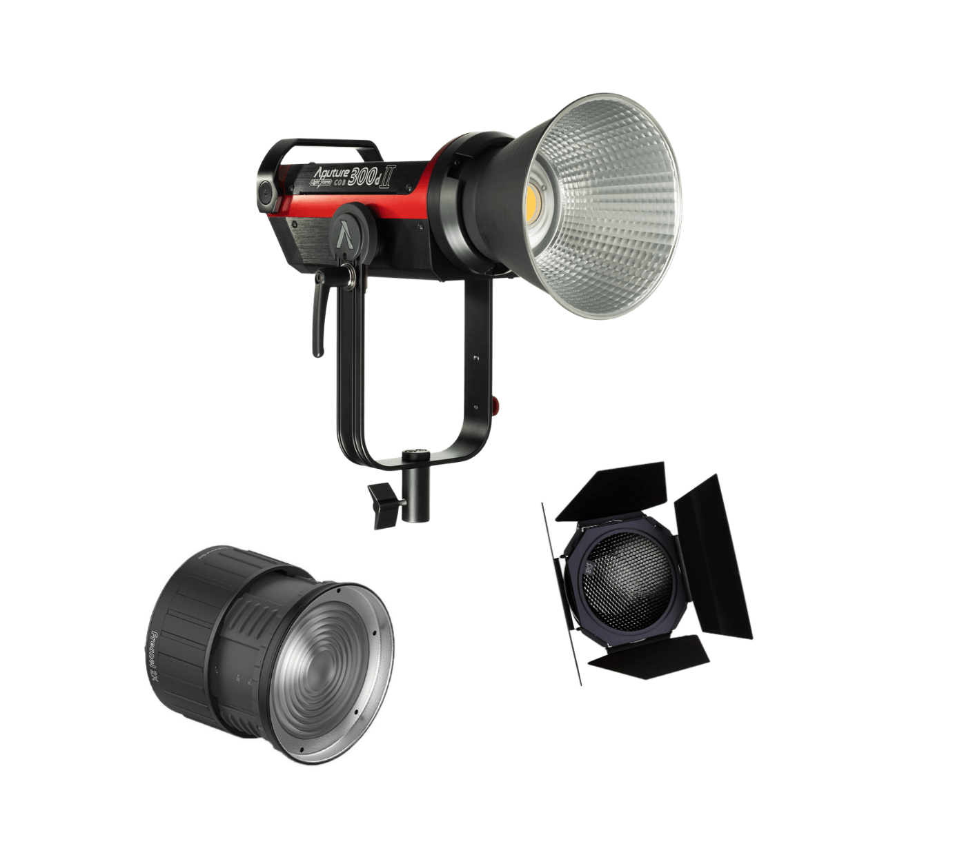 Fresnel light aputure 300d ii - fresnel lights - barn doors