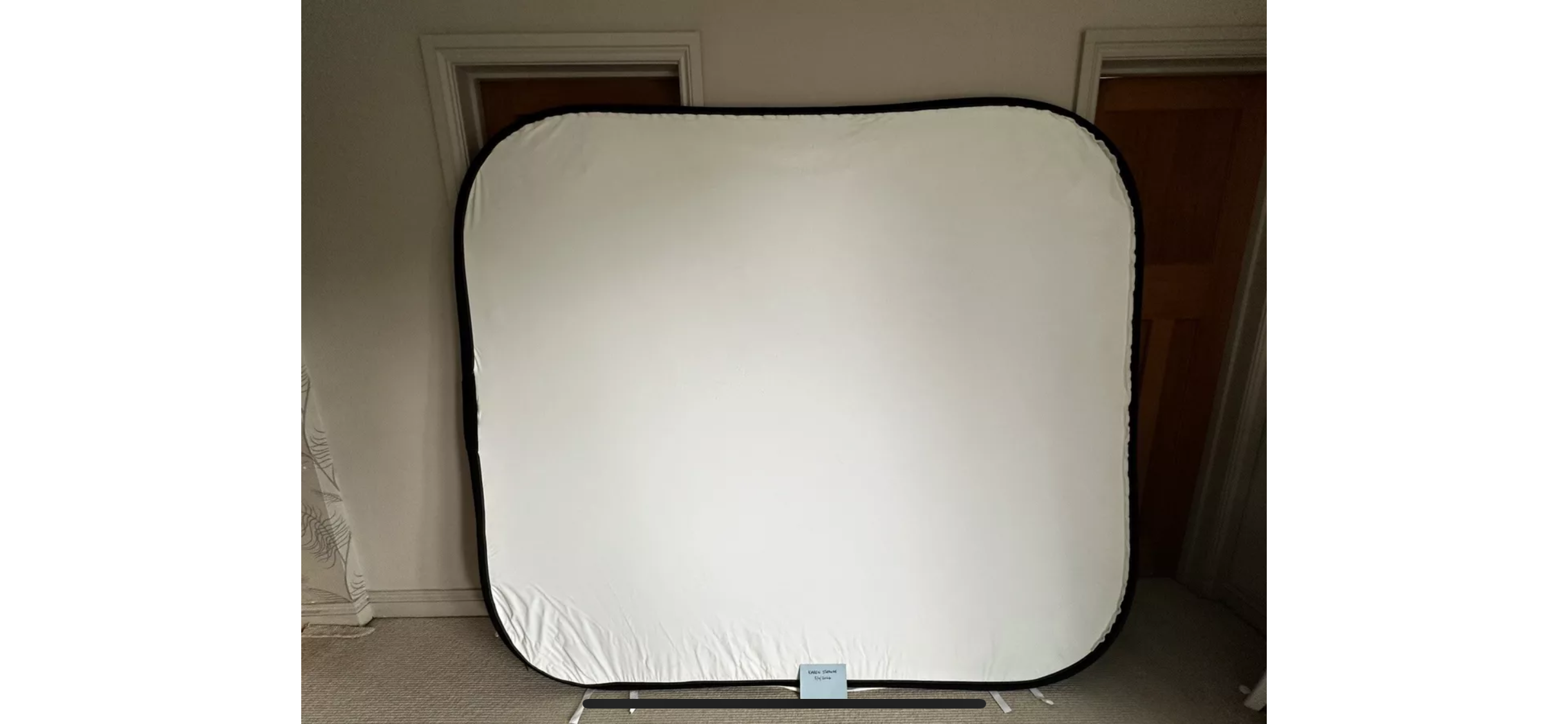 Lastolite 6x7 pop up background white, black & chroma green