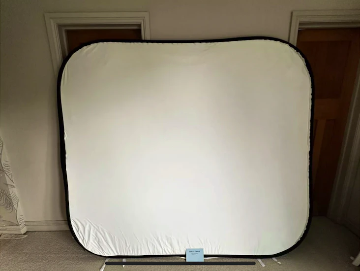 Lastolite 6x7 pop up background white, black & chroma green