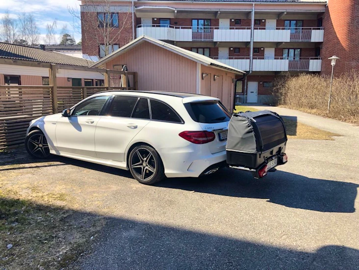 Thule spacebag xt 300 l+ 1 bike dragkroxbox