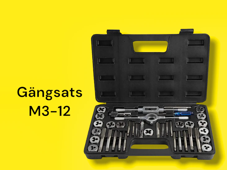 Gängsats m3-m12 - 40 delar