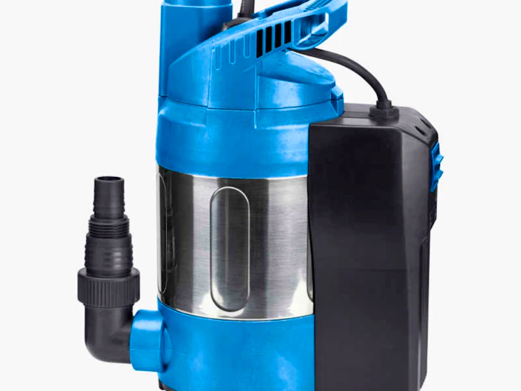 Kraftig nedsenkbar vannpumpe med 25m slange