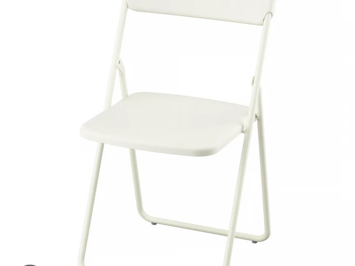 🪑10 klappstolar – (4 vita + 6 svarta) – paketpris 🪑