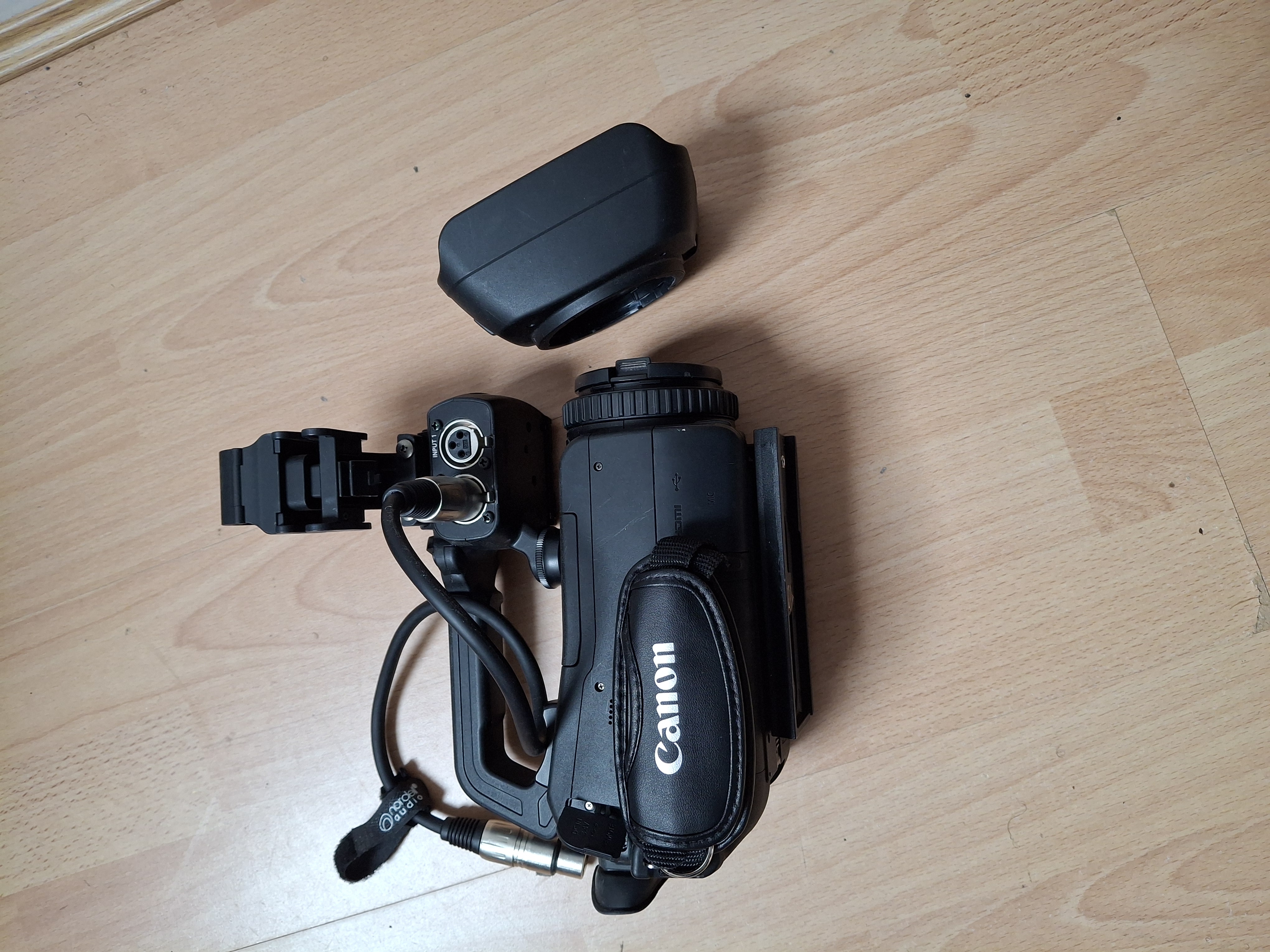 Canon xa50 and operator