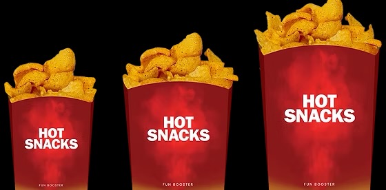 Hot snacks värmeskåp chips värmare 