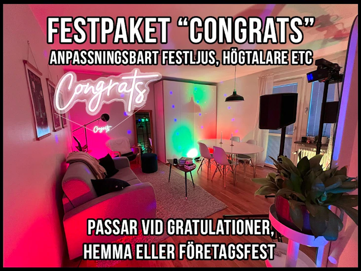 Festpaket congrats - kan anpassas