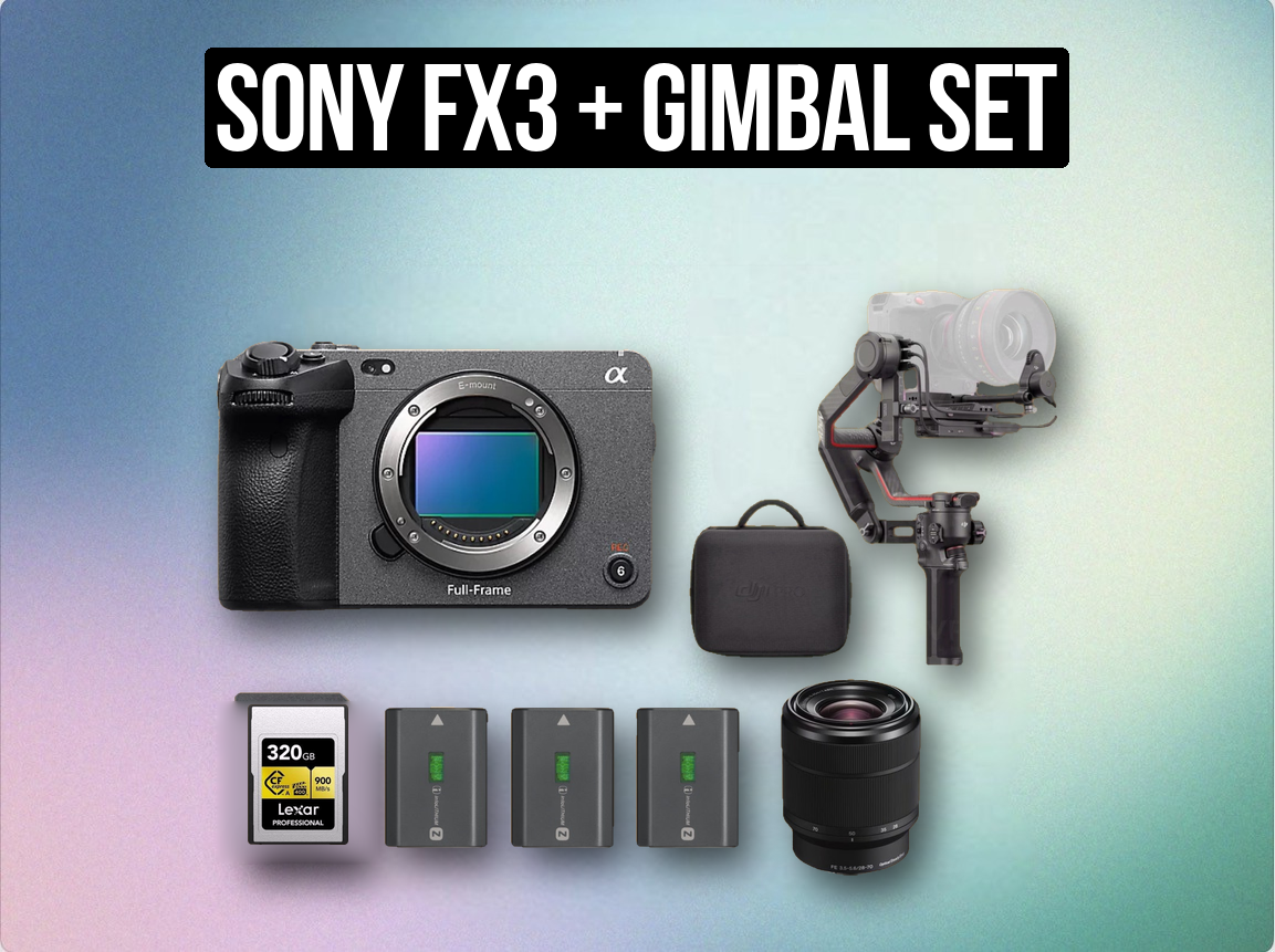 Sony fx3 + gimbal set
