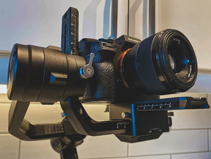 Dji ronin s + sony a7s ii + sony fe 50/1.8