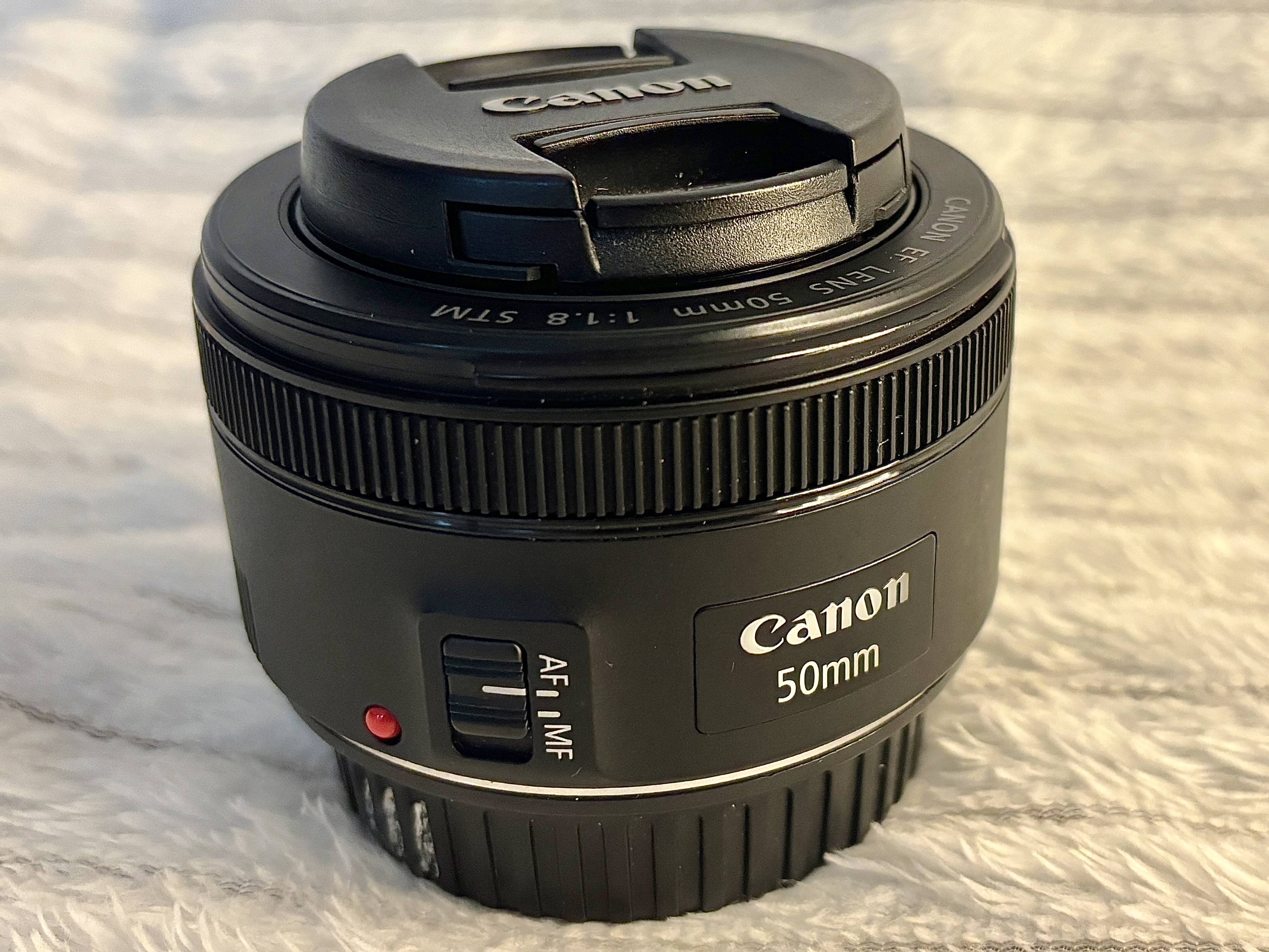 Canon 50mm ef lens. 