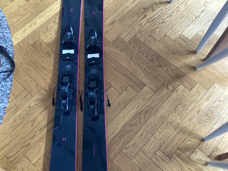 Blissard hustle offpistskidor, 112mm midja, 172 cm långa