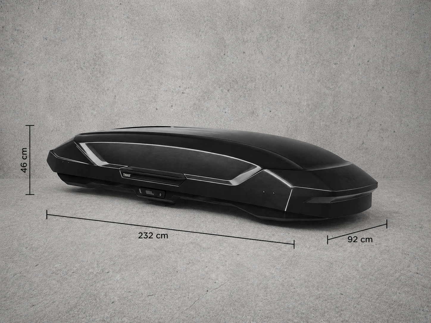 Takbox 600l – thule motion 3 xxl – monteringshjälp ingår