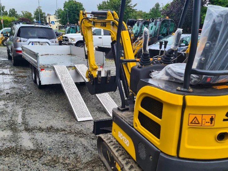 Sino minigraver 1,2t m hydraulisk tilt