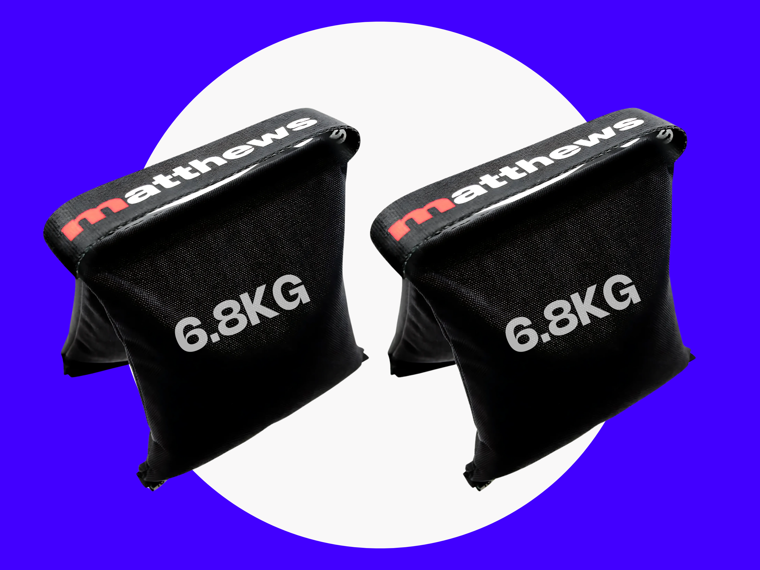 2 x matthews 6.8kg sandbags