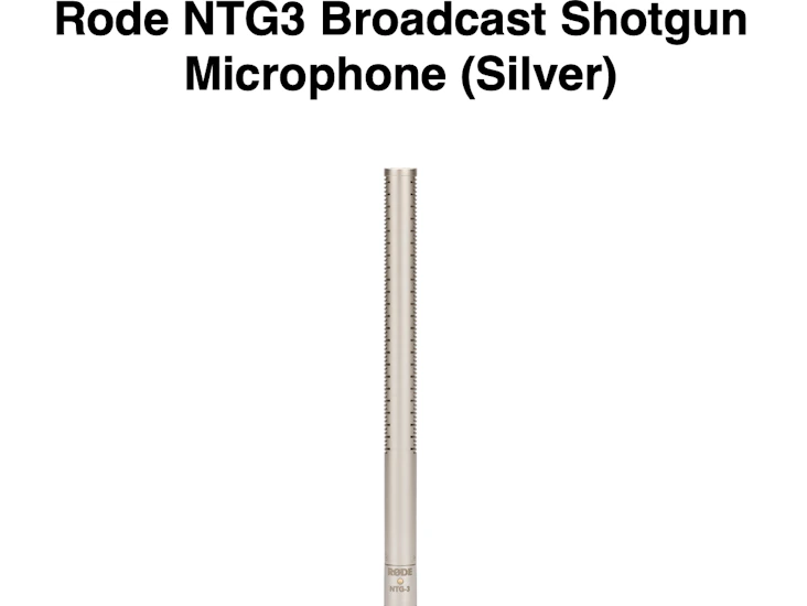 Rode ntg3 microphone (silver)