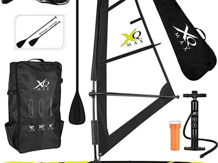 Kombinerad vindsurfing- och supbräda