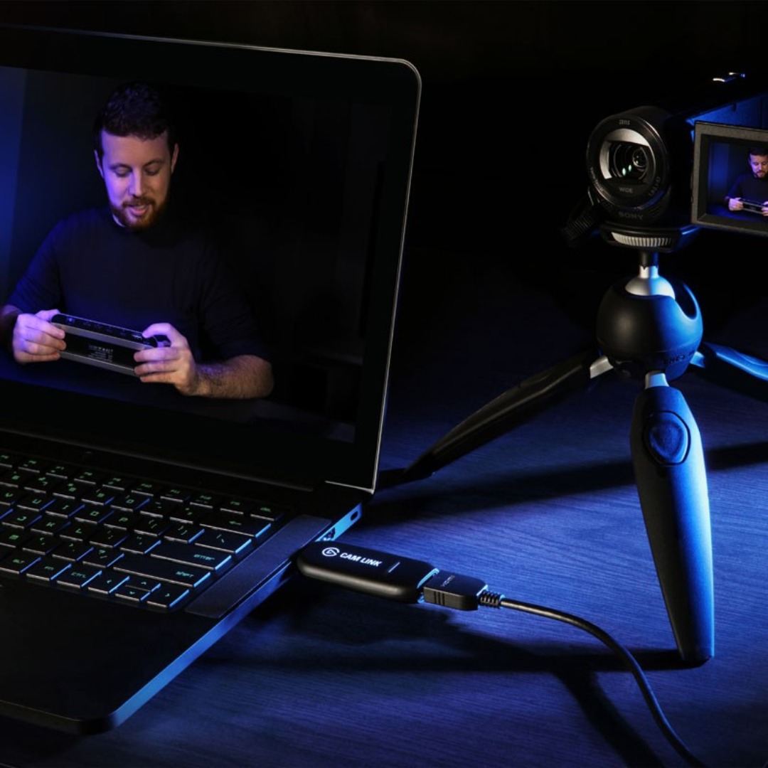 Livesending: 2 x elgato camlink videoinngang