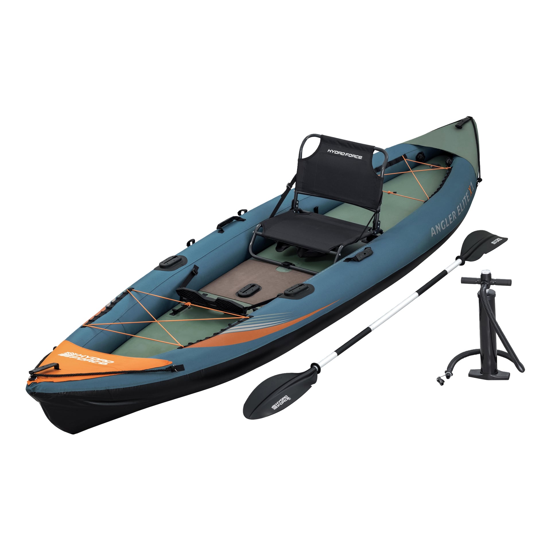 Uppblåsbar fiskekajak / kajak set – hydro-force angler elite x1