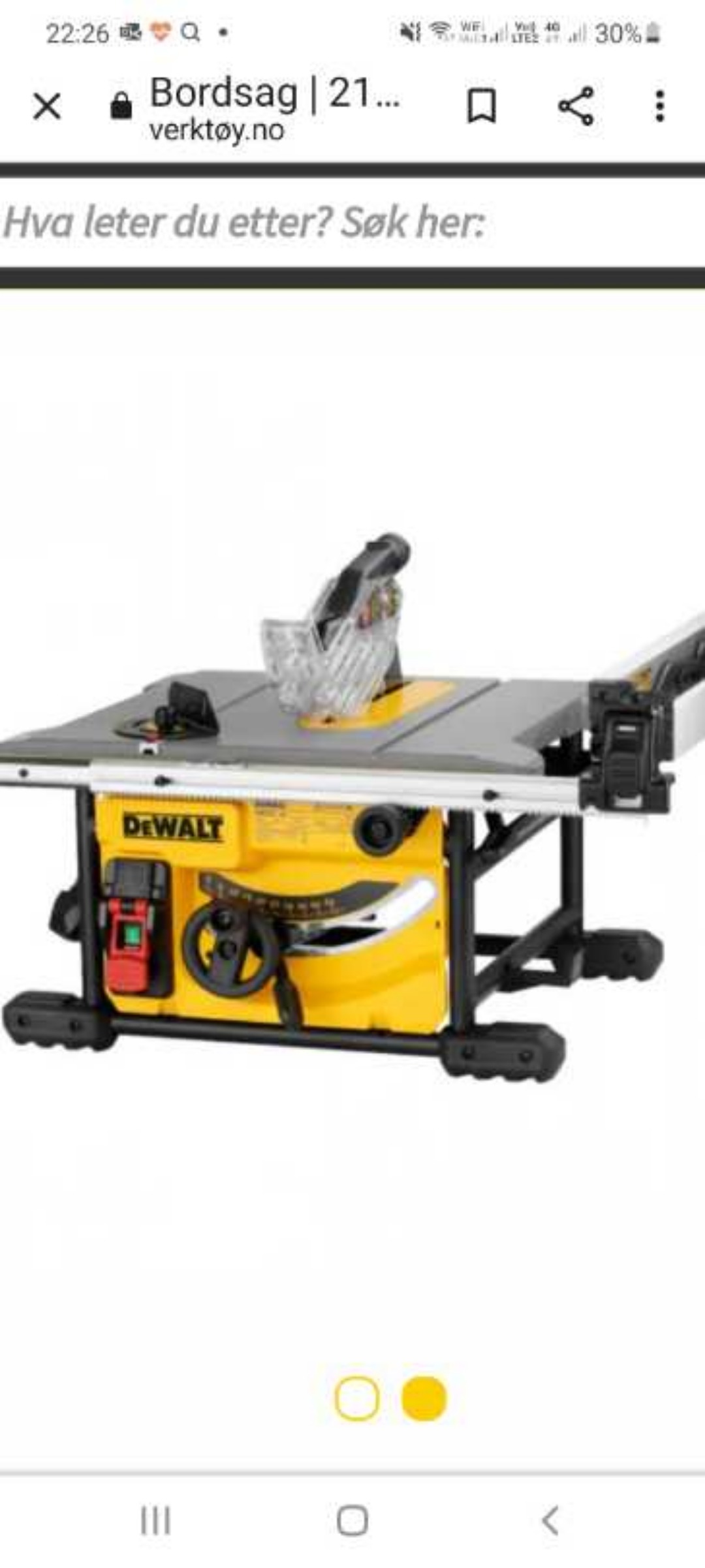 Dewalt slissesag