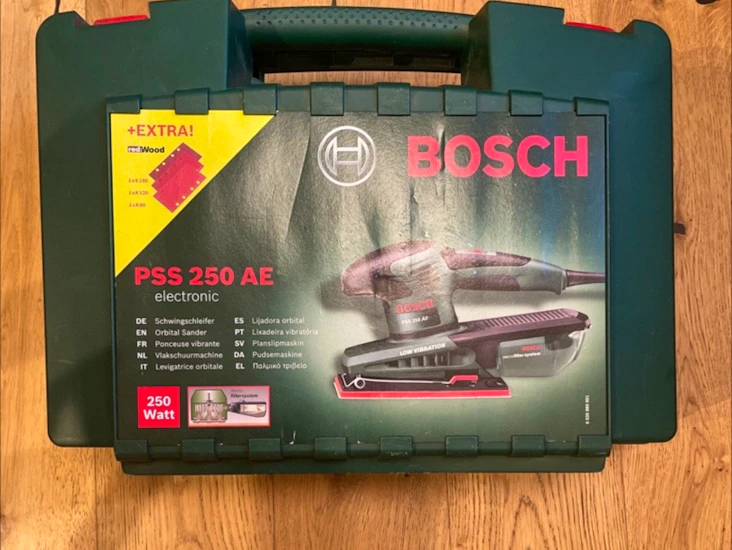 Pussemaskin med ledning