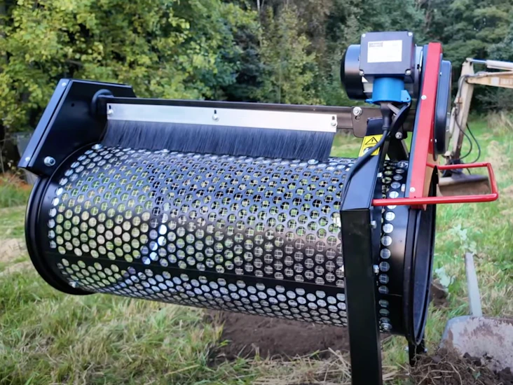 Jordsåll/jordsikt för att sålla din egen jord