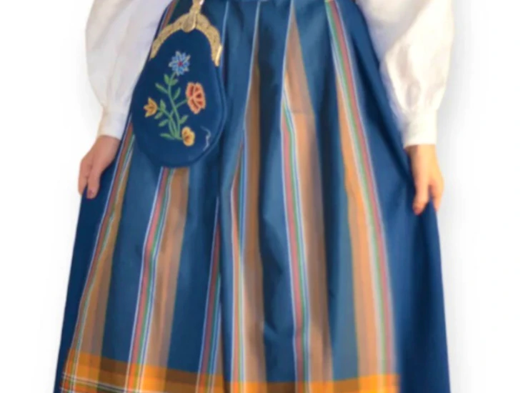 Blå nordlandsbunad xs/s