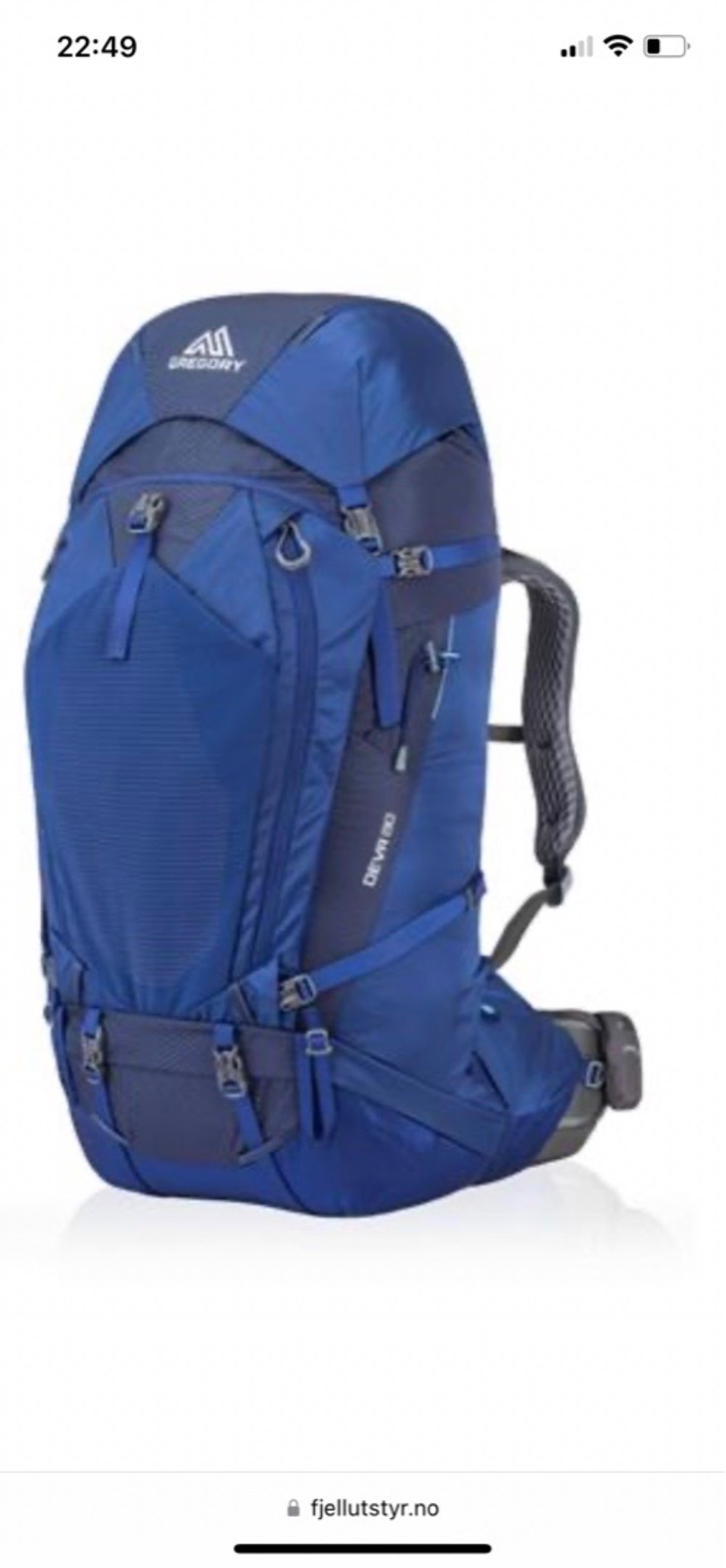 Gregory deva 70 liter