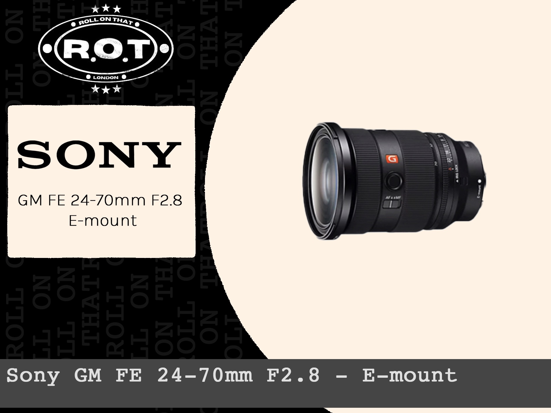 Sony gm ii fe 24-70mm f2.8 – e-mount