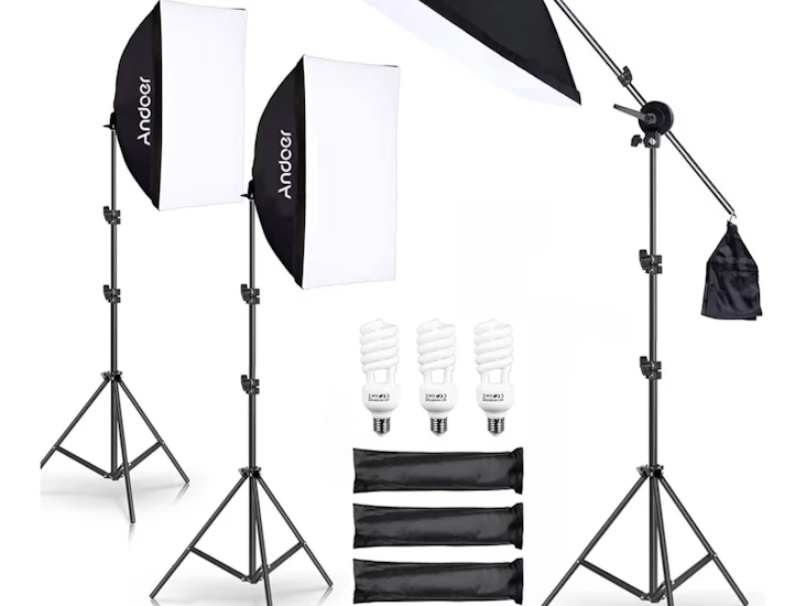 Fotolampor + fotovägg uthyres