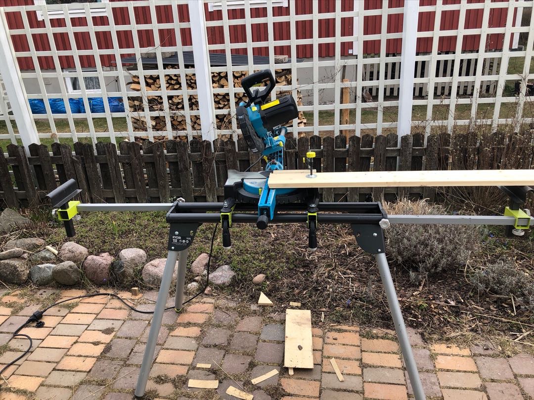 Coltech kap och gersåg med ryobistativ