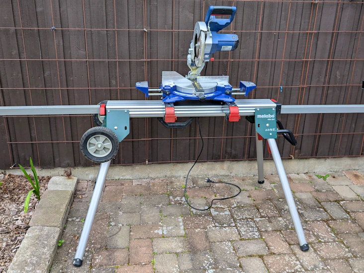 Metabo kap och gersåg med stativ