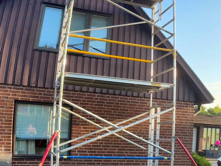 Zip up byggställning 8m