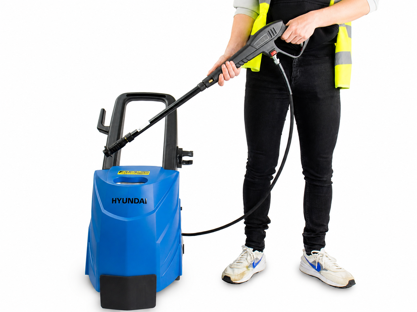 Heavy-duty hot pressure washer 2100psi / 80°c - hyundai