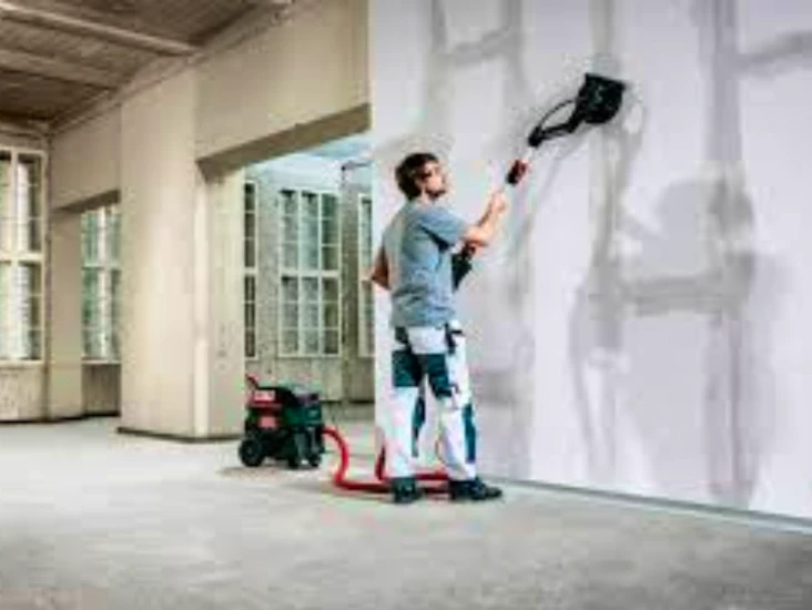 Giraffsliper 3,7kg+proff støvsuger+slipebrett