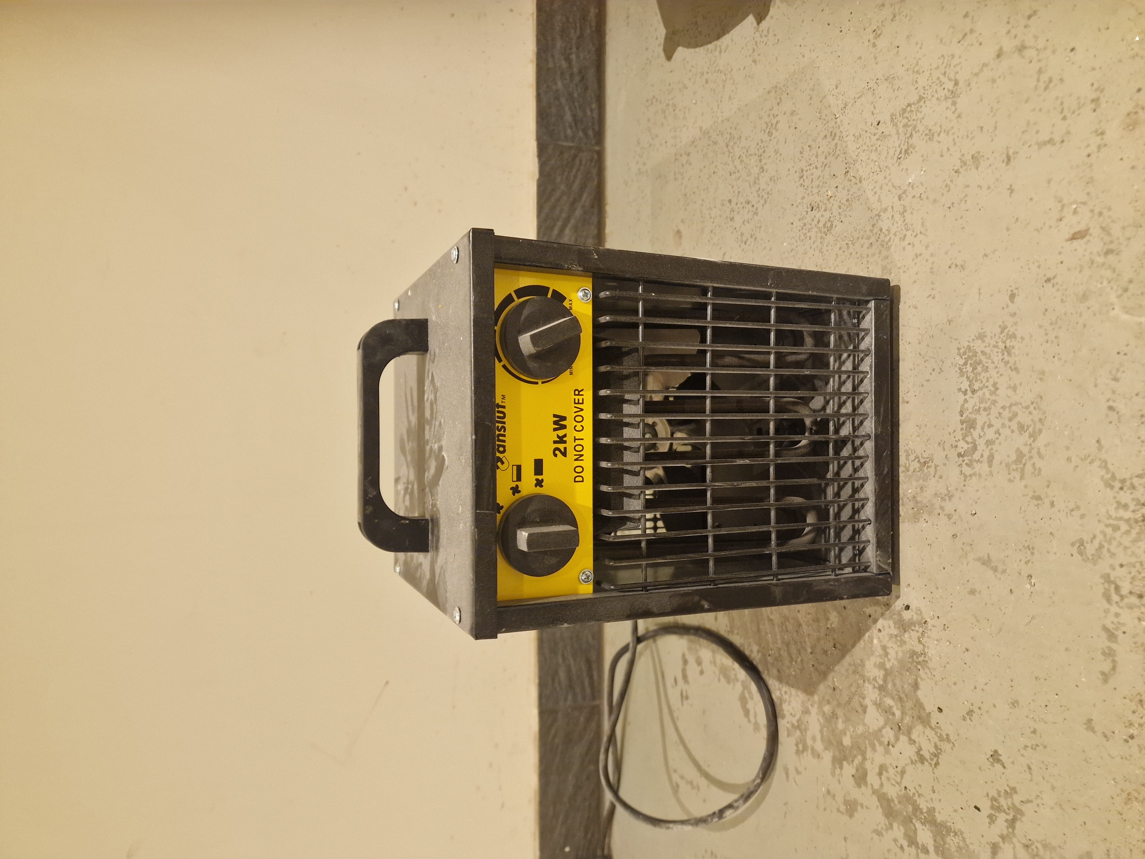 Värmefläkt anslut 2000w