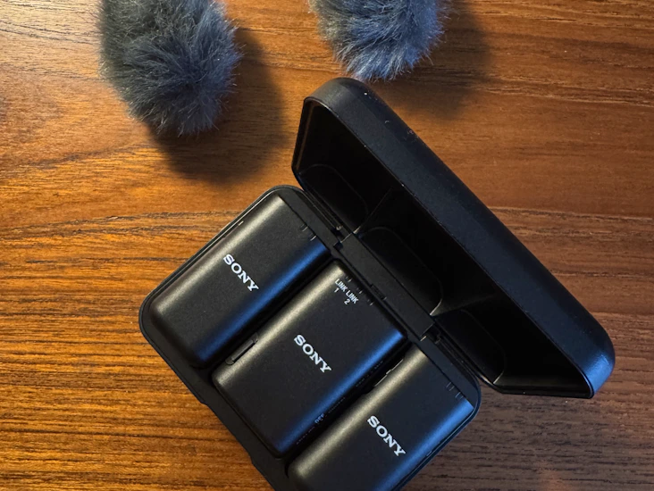 Trådlöst mikrofonsystem med två sändare sony ecm-w3