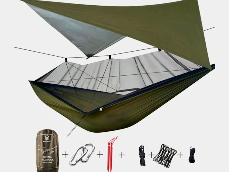 Hiking hammock med tarp, hängkoj