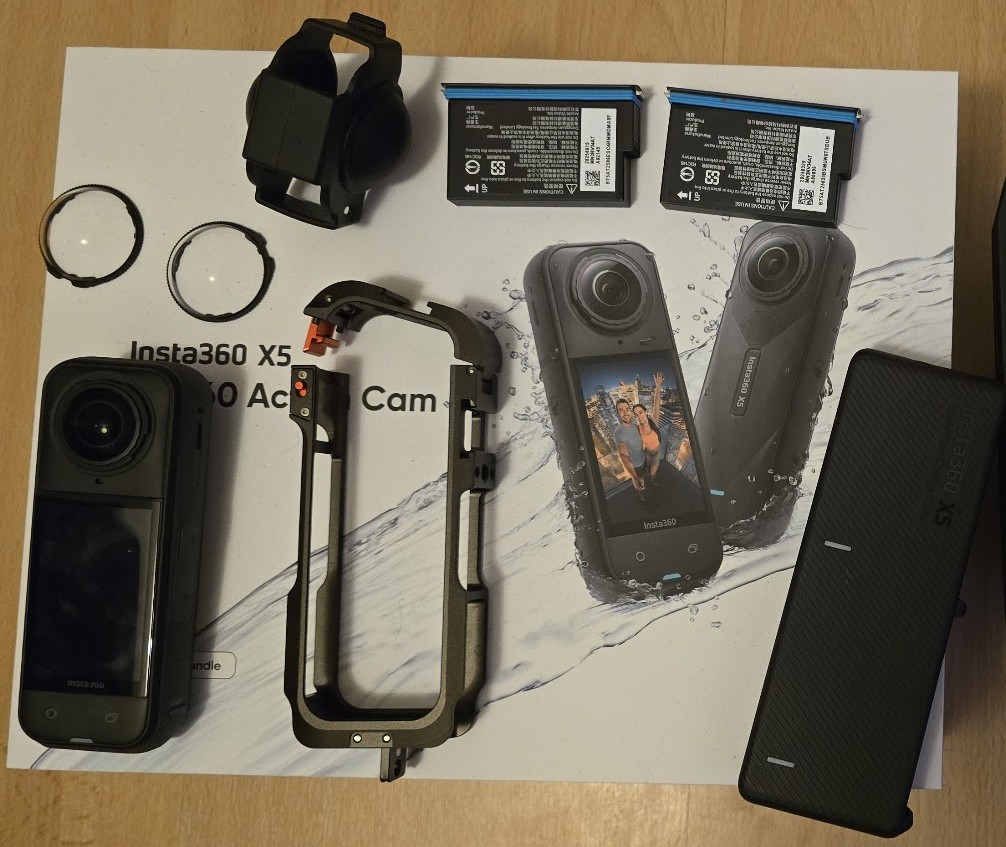 Insta 360 x5 + 3m invisible stick