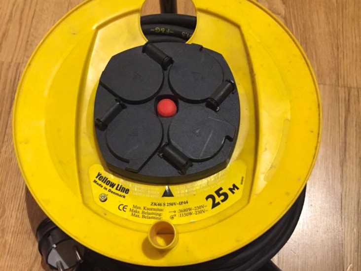 Förlängninssladd 25 m, kabel