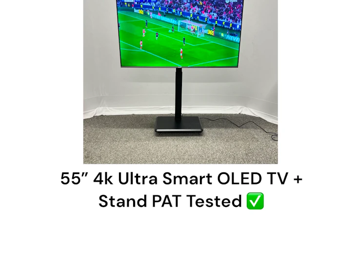 Tv screen monitor smart 55" 4k ultra hd oled pat tested ✅ projector event hdmi live atem