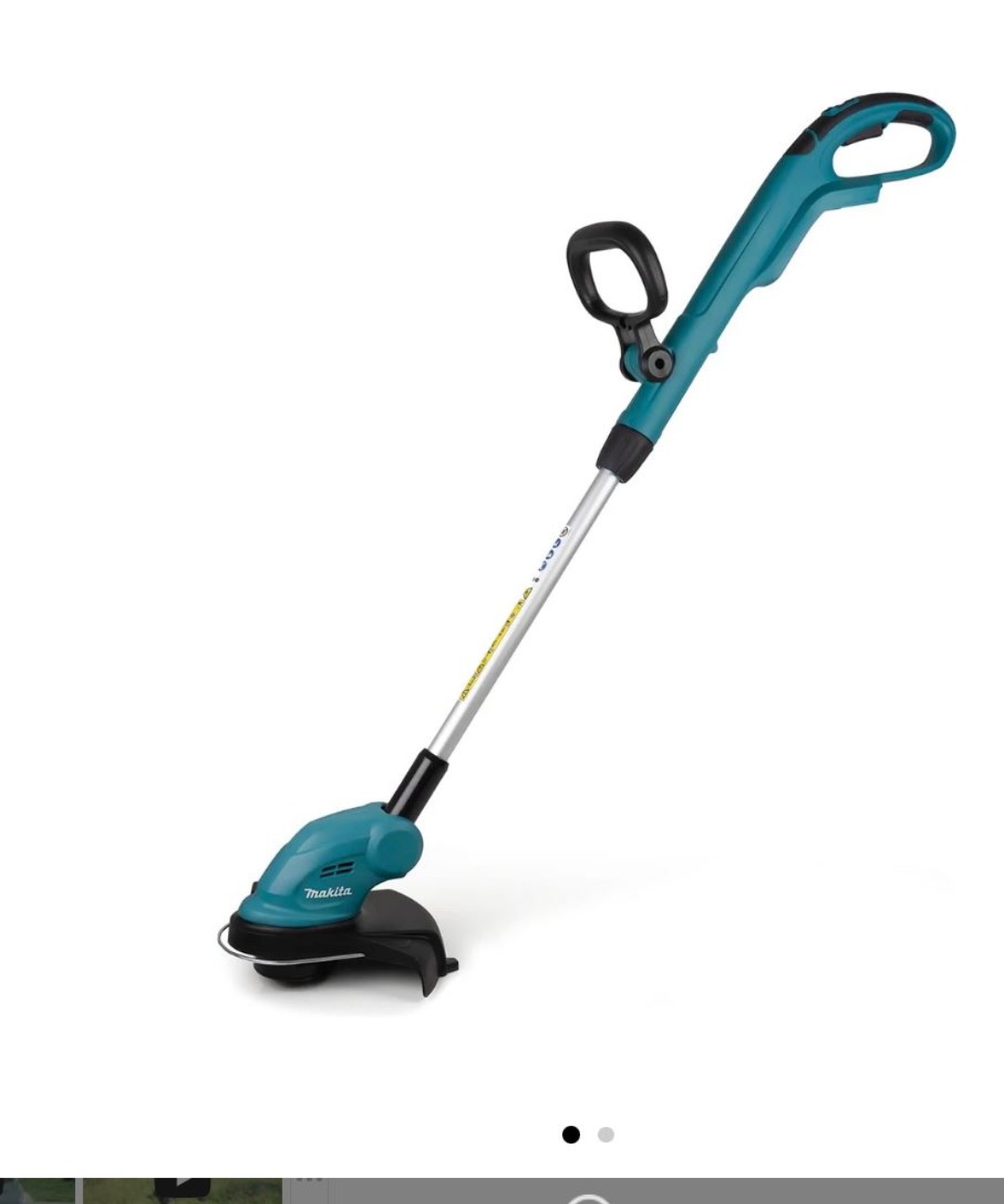 Batteridrevet kantklipper fra makita