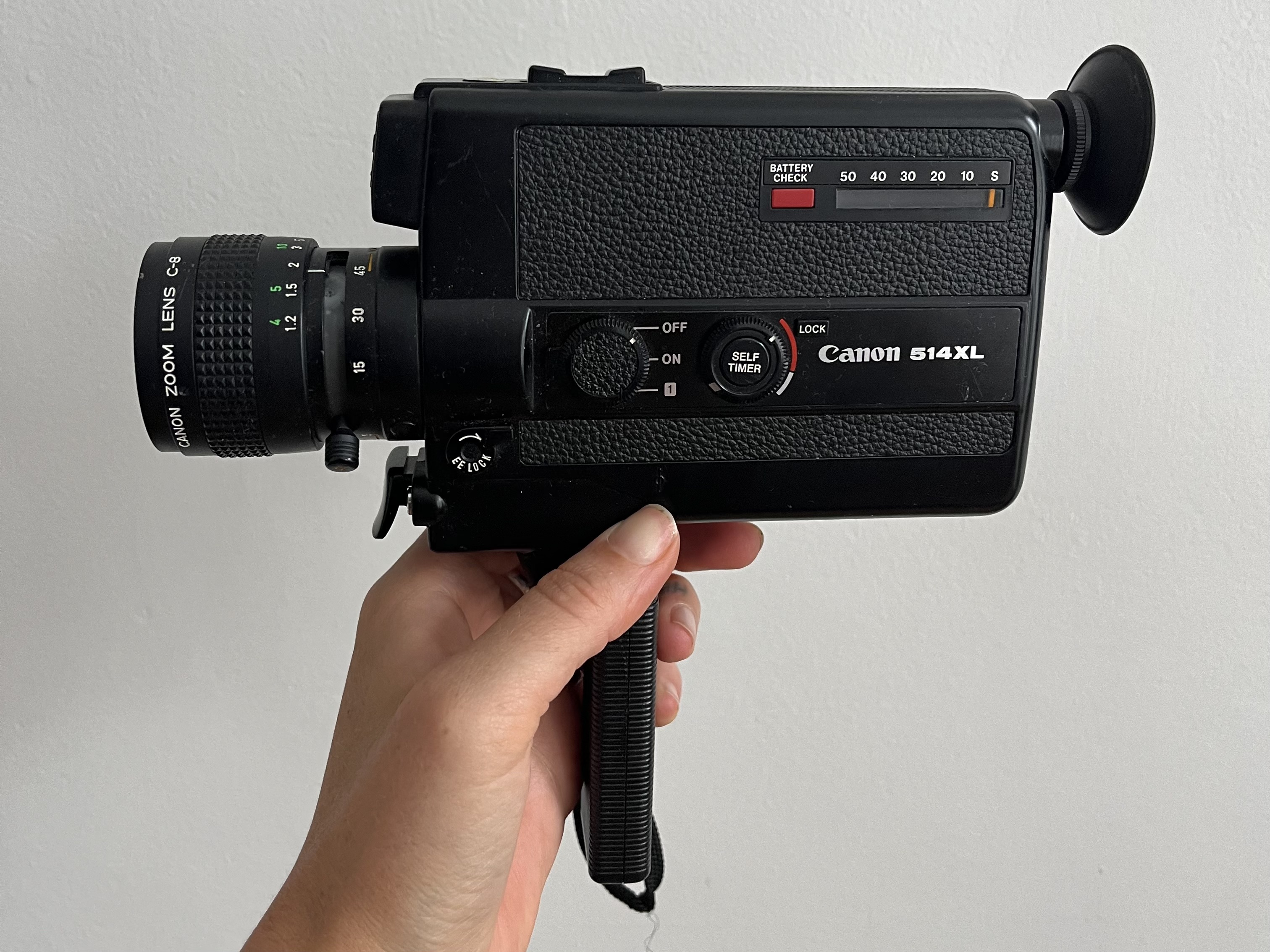  super 8 camera f1.4 canon 514 xl